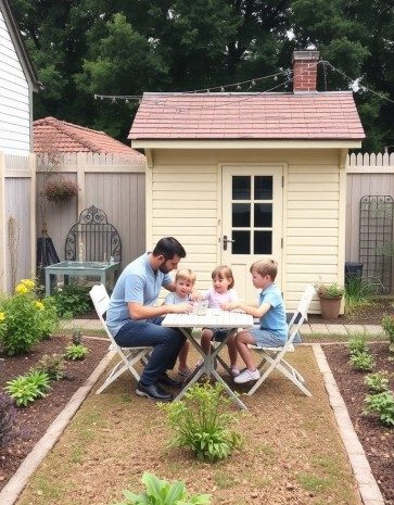 Kleines Gartenhaus - wie schön! Kleines Gartenhaus